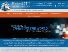 Tablet Screenshot of drlarryemmott.com